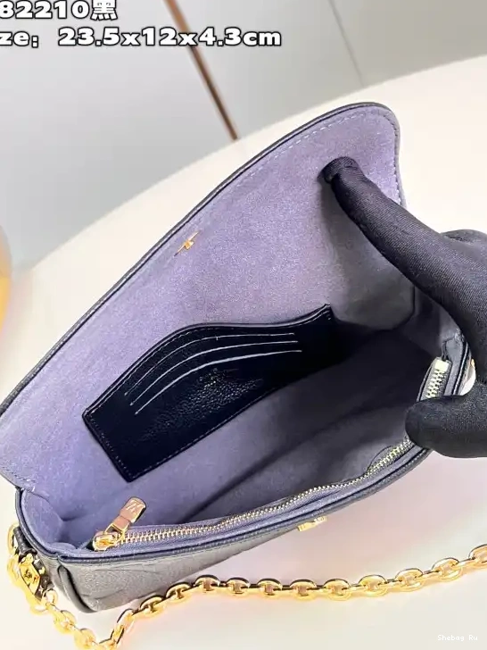 Ivy-23.5*12*4.3cm LOUIS Wallet VUITTON on Chain 0603